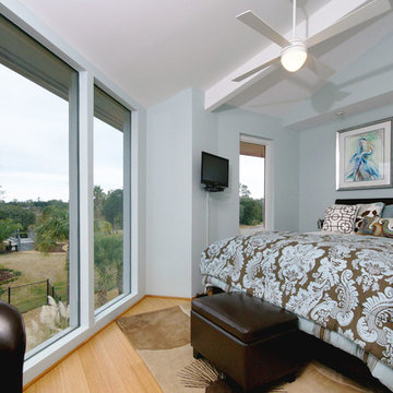Hurricane-Resistant Home on Pilings (Stilt House) - Guest Bedroom