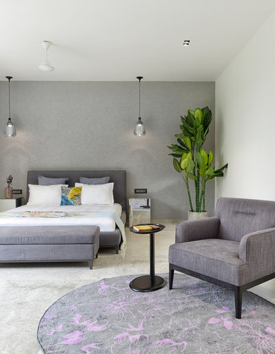 Contemporary Bedroom by S A K Designs