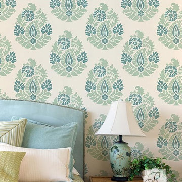 Indian & Paisley Wall Stencil Projects