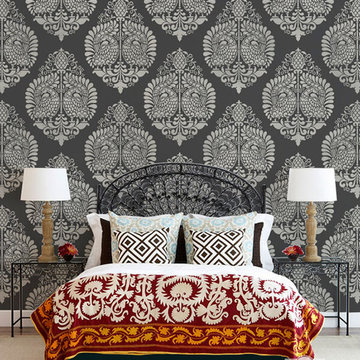 Indian & Paisley Wall Stencil Projects