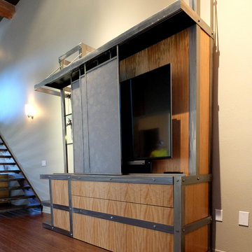 Industrial Wall Bed for San Francisco Loft