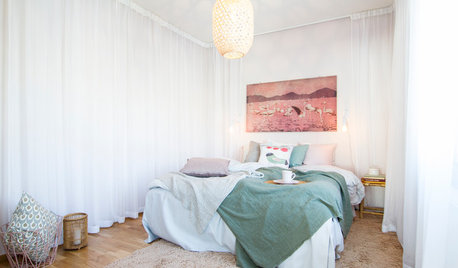 8 lækre ideer: Gardiner giver soveværelset et strejf af luksus