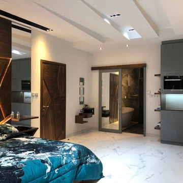 Interior Design of master bedroom/Bathroom
