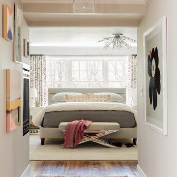 Into the Woods - Sherborn, MA | Bold Serene Bedroom