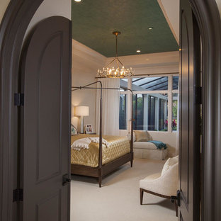 Transitional bedroom photo in Miami