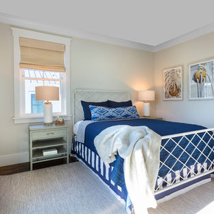 Example of a beach style bedroom design in Charleston