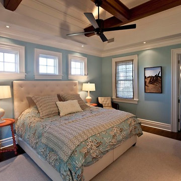 Isle of Palms Modern Cottage Bedroom