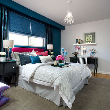 Jane Lockhart Blue/Pink bedroom