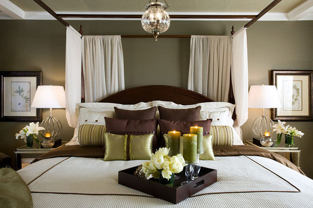 American Traditional Bedroom by Jane Lockhart Design
