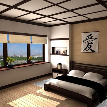 japan, bedroom