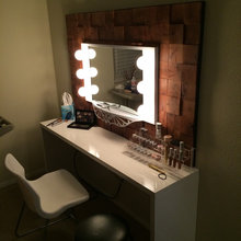 Nicole's makeup and hair space