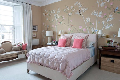 Inspiration for a romantic bedroom in Other.