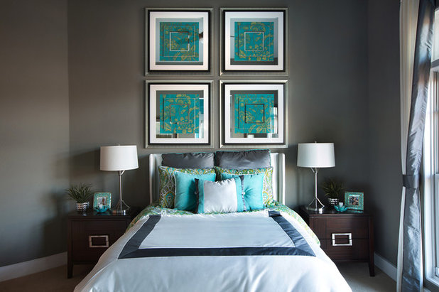 Contemporary Bedroom by Mary DeWalt Design Group