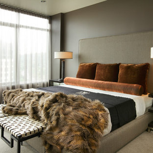 Trendy bedroom photo in Portland