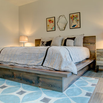 Jones Raleigh Contemporary Home- Bed Frame