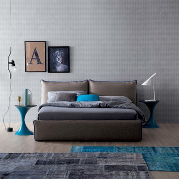 Joy Modern Fabric Bed by Tonin Casa