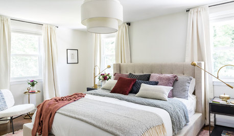 Serene Master Suite Awash in Warm Whites