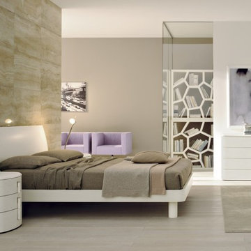 Karisma Contemporary Platform Bed Made In Italy