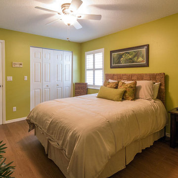 Key West style guest bedroom