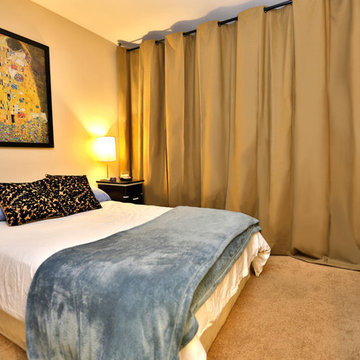 Khaki Hanging Room Divider Kit