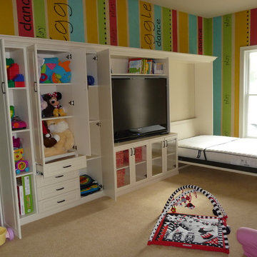 Kid's Murphy Bed and Bookcase