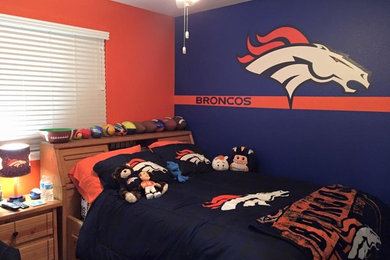 Elegant bedroom photo in Denver