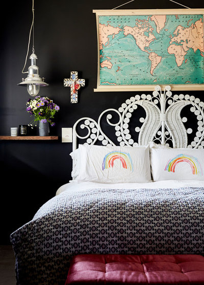 Eclectic Bedroom by Jessie & Jones