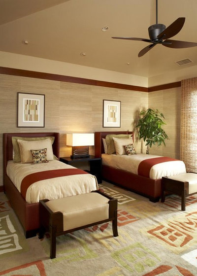 Asian Bedroom by Willman Interiors / Gina Willman, ASID