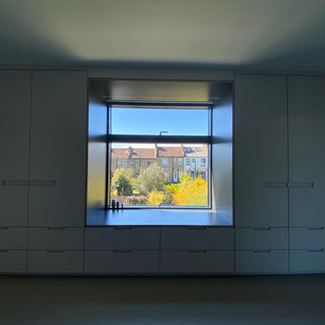 Ladywell SE4, 2 bedroom loft conversion, bathroom and staircase design, colour
