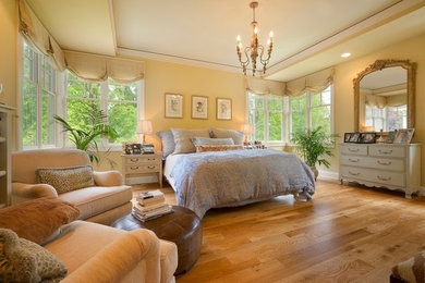 Elegant bedroom photo in Portland