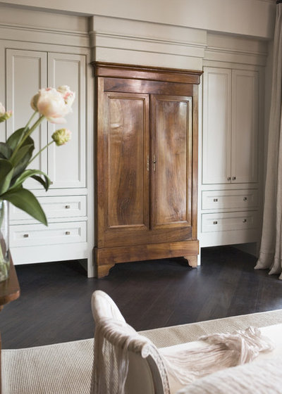 Transitional Bedroom by Linda McDougald Design | Postcard from Paris Home
