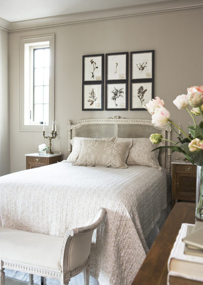 Traditional Bedroom by Linda McDougald Design | Postcard from Paris Home
