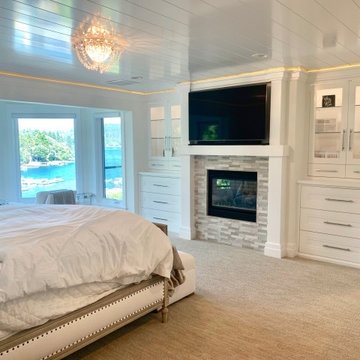 Lake View Master Bedroom — Lake Arrowhead, California