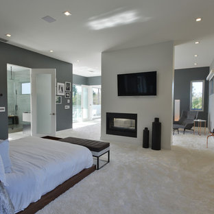 75 Beautiful Bedroom With A Two Sided Fireplace Pictures Ideas July 2021 Houzz