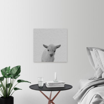 "Lamb Surprise" Painting Print on Wrapped Canvas