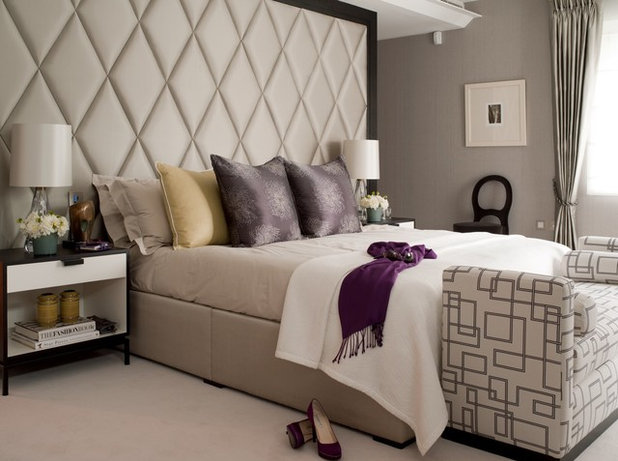 Transitional Bedroom by Taylor Howes Designs