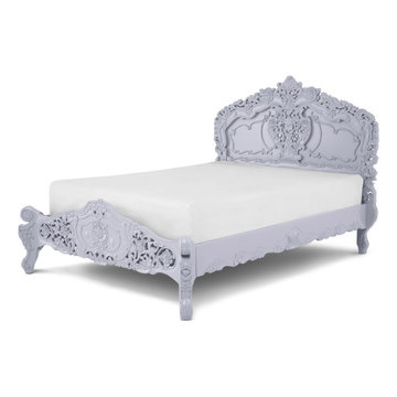 Lilac Rococo Bed