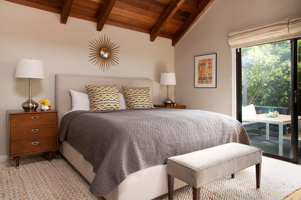 Transitional Bedroom by Margot Hartford Photography
