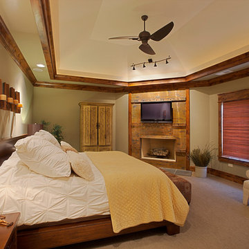 Lodge Inspired Custom Home- Naperville, IL