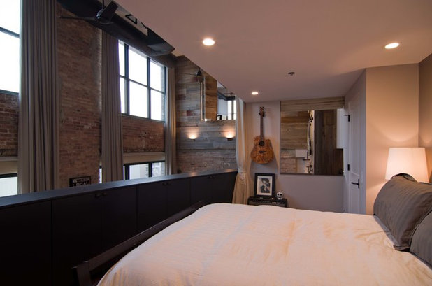 Industrial Bedroom by Besch Architecture