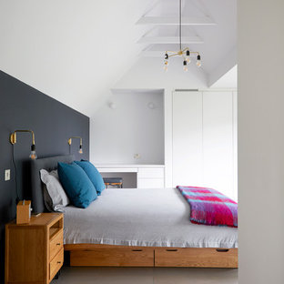 75 Beautiful Bedroom with Dark Hardwood Flooring Ideas & Designs