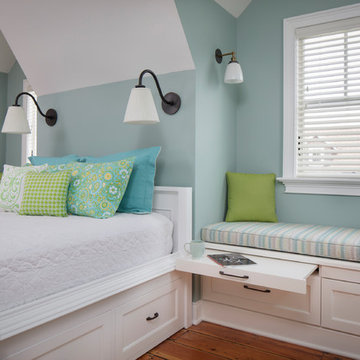Loft Window Seat Cabinets