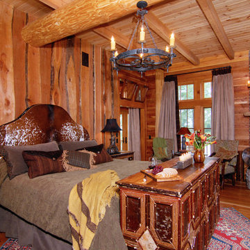 Log and Stone Timber Frame