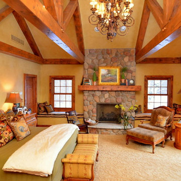 Log Home Master Suite Addition