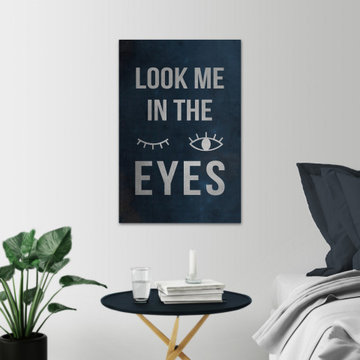 "Look Me in the Eyes" Painting Print on Wrapped Canvas