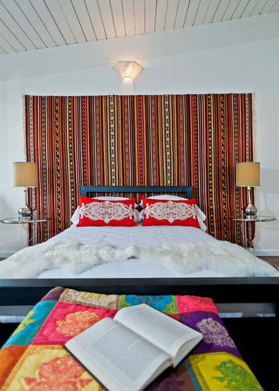 Eclectic Bedroom by Modern Mecca™ | Los Angeles Home Staging