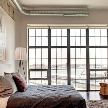 Luxury loft bedroom