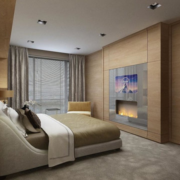Luxury ribbon fireplaces and art design bio fires in most stunning interiors