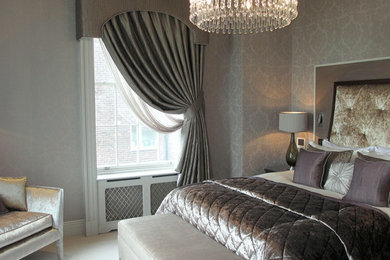 This is an example of a classic bedroom in Cheshire.