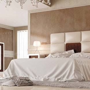 Bedroom - eclectic master bedroom idea in Miami